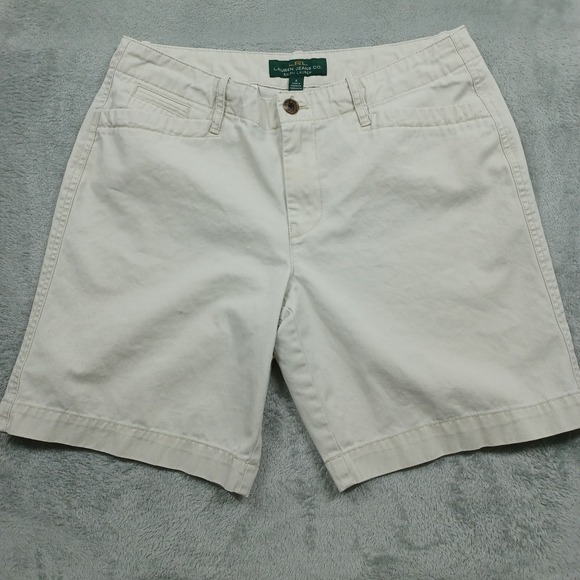 Lauren Ralph Lauren Pants - Lauren Ralph Lauren Shorts Womens 8 Beige Pockets Casual Preppy‎